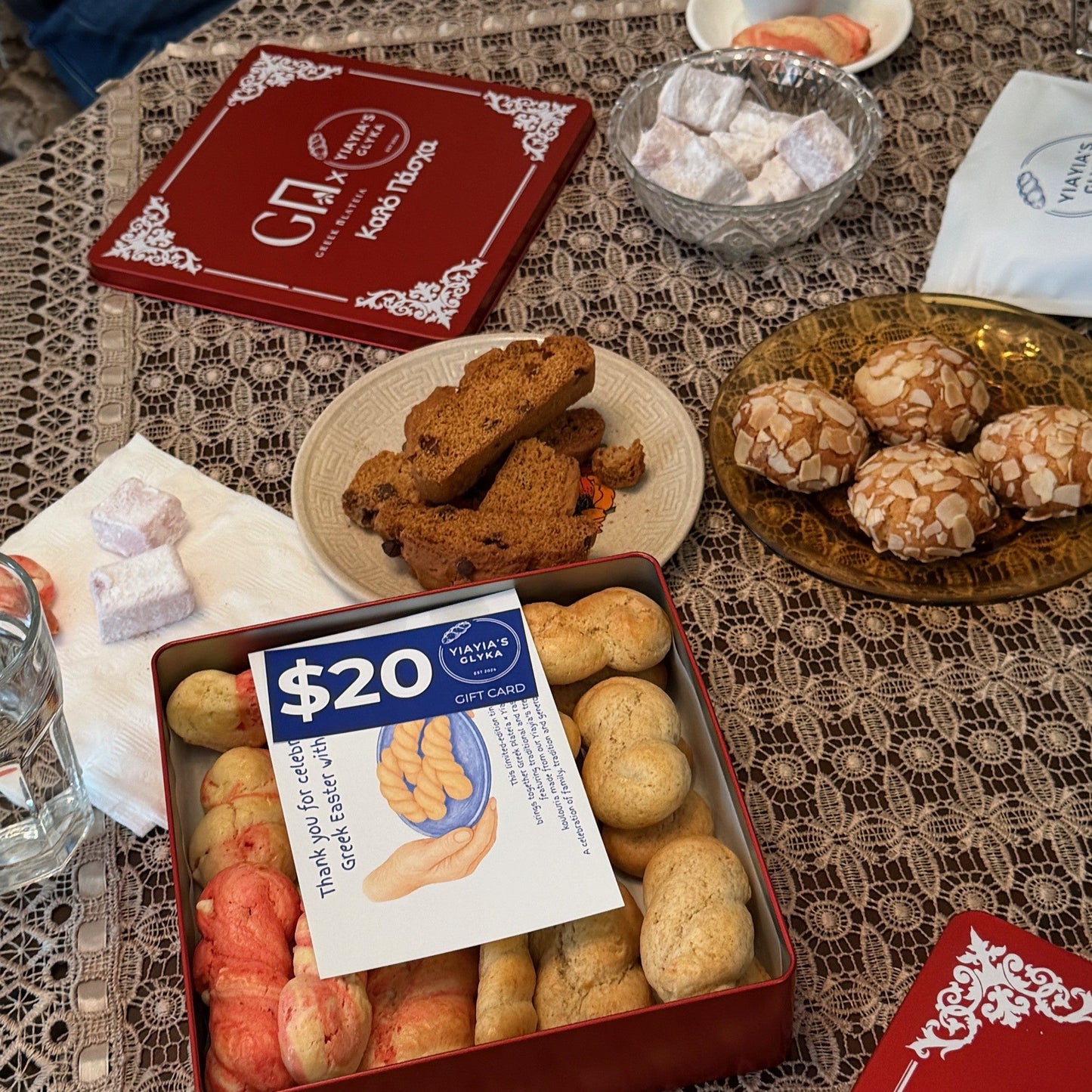 Greek Easter Tin – Greek Plateia x Yiayia’s Glyka